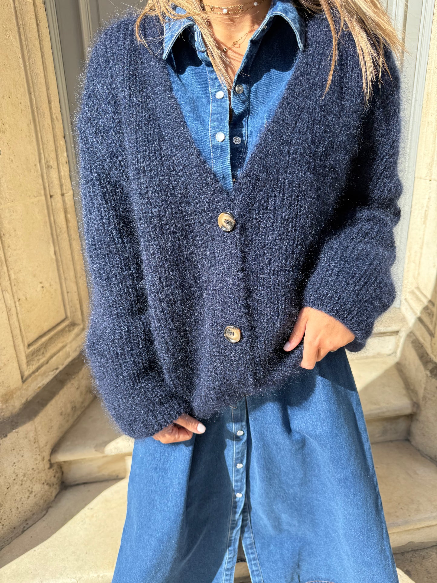 Cardigan AGNES Marine - A.L